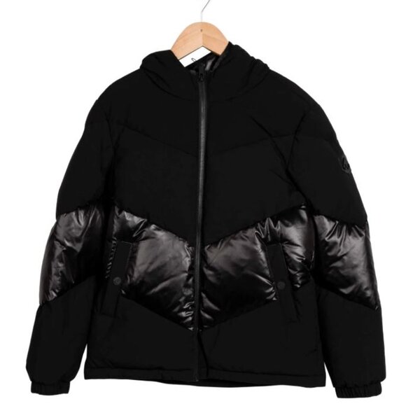 Moose Knuckles Other - Moose Knuckles Kid's Chipman Hooded Down Puffer Jacket Black Size M